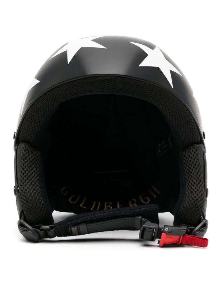 Black Smasher Star-print Ski Helmet