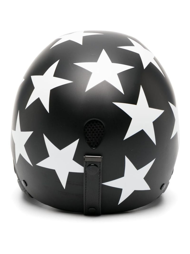 Black Smasher Star-print Ski Helmet