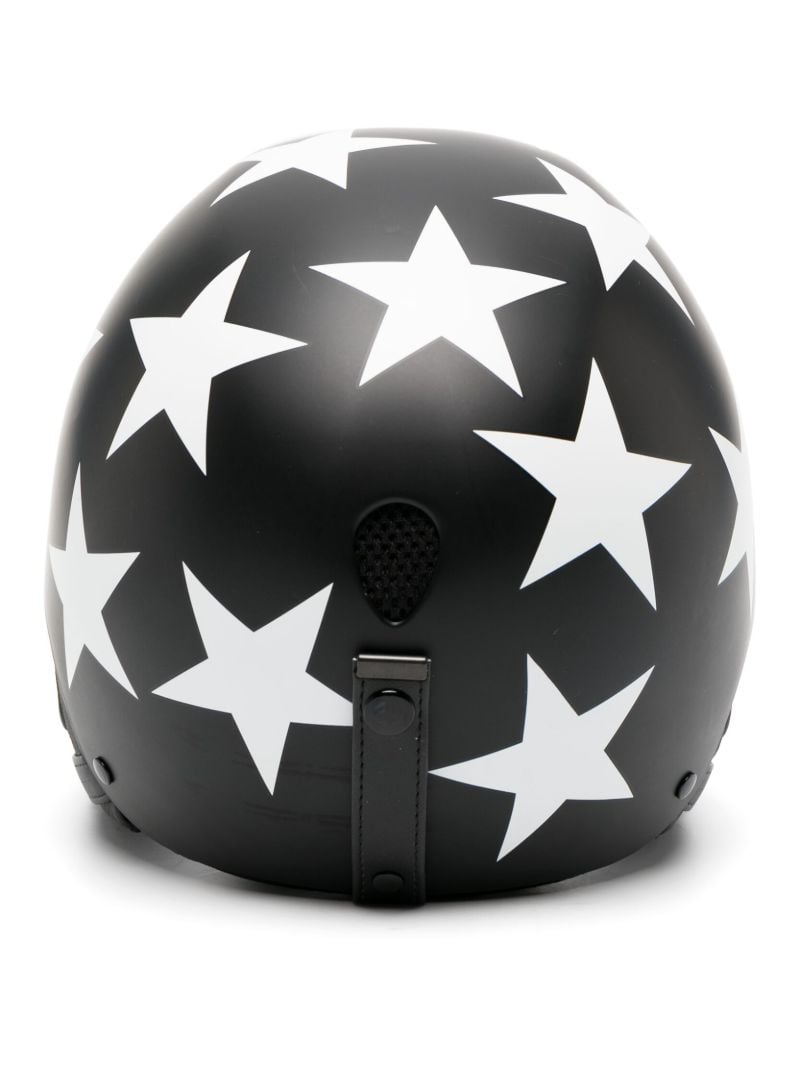 Black Smasher Star-print Ski Helmet