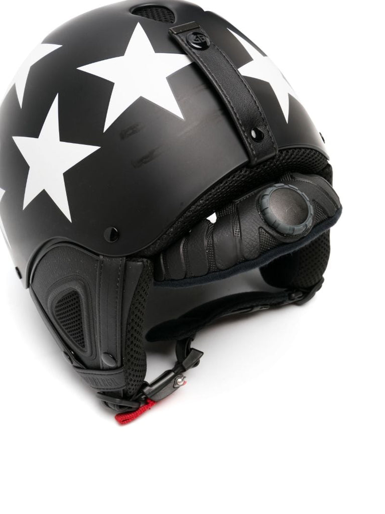 Black Smasher Star-print Ski Helmet