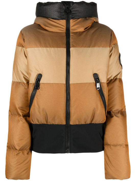 Brown Fever Quilted Ski Jacket