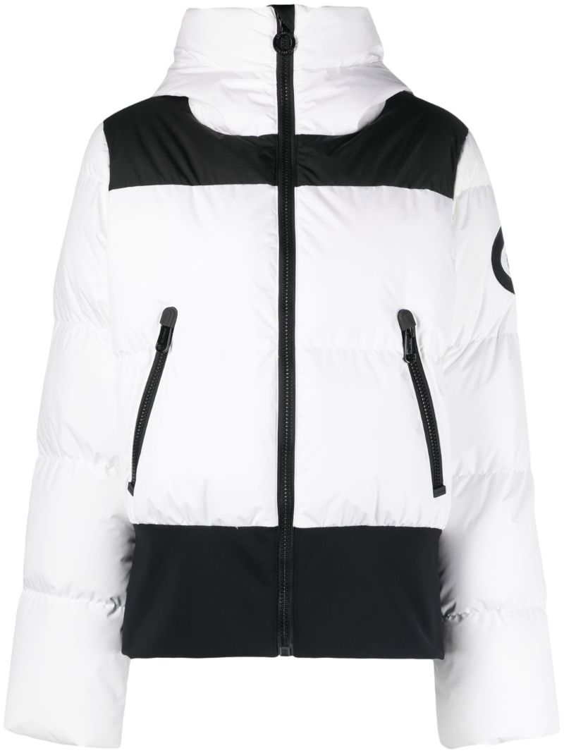 White Boulder Panelled Ski Jacket