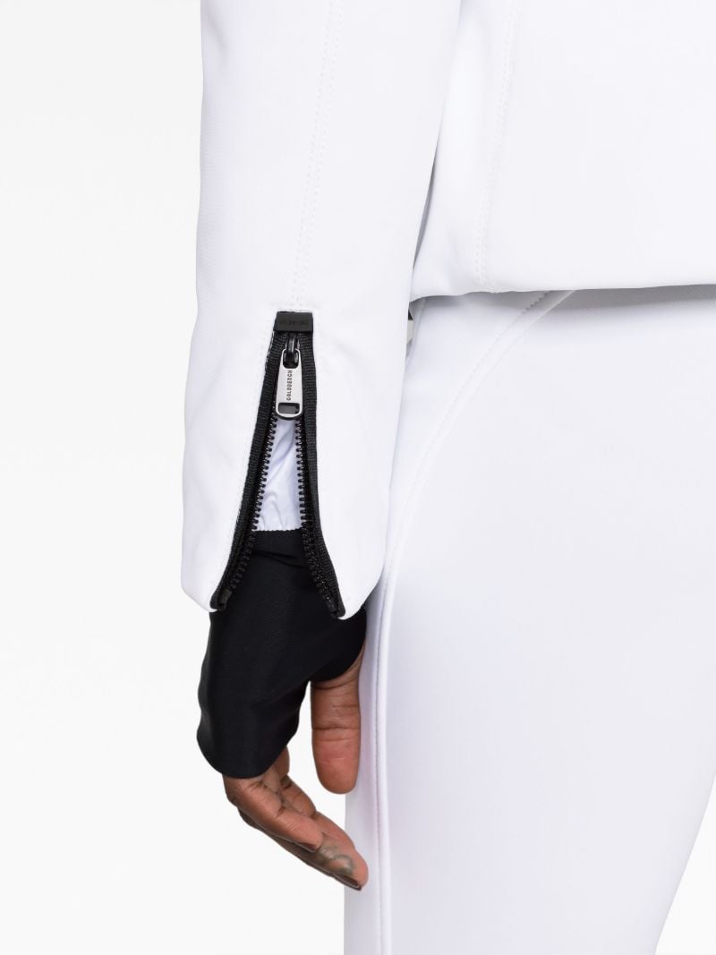 White Hida Padded Ski Jacket