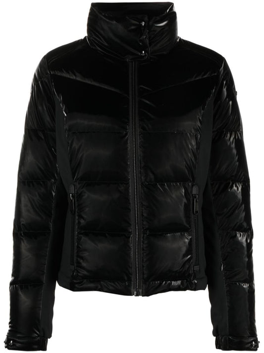 Black Shiver Quilted Ski Jacket