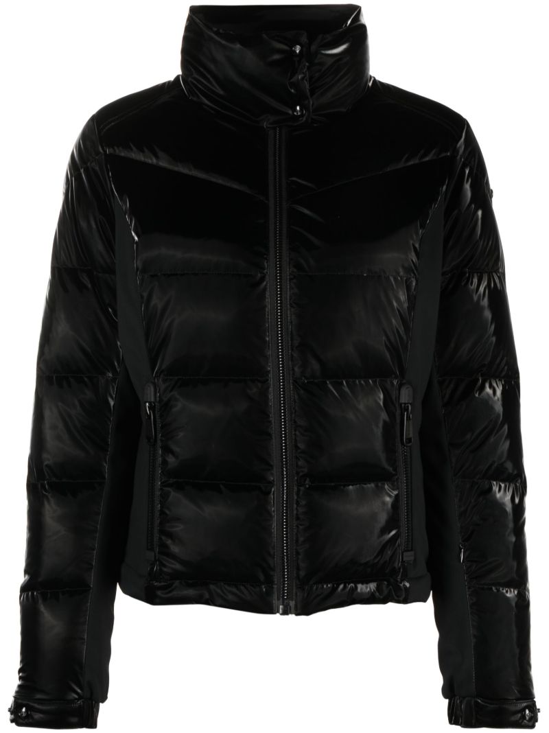 Black Shiver Quilted Ski Jacket
