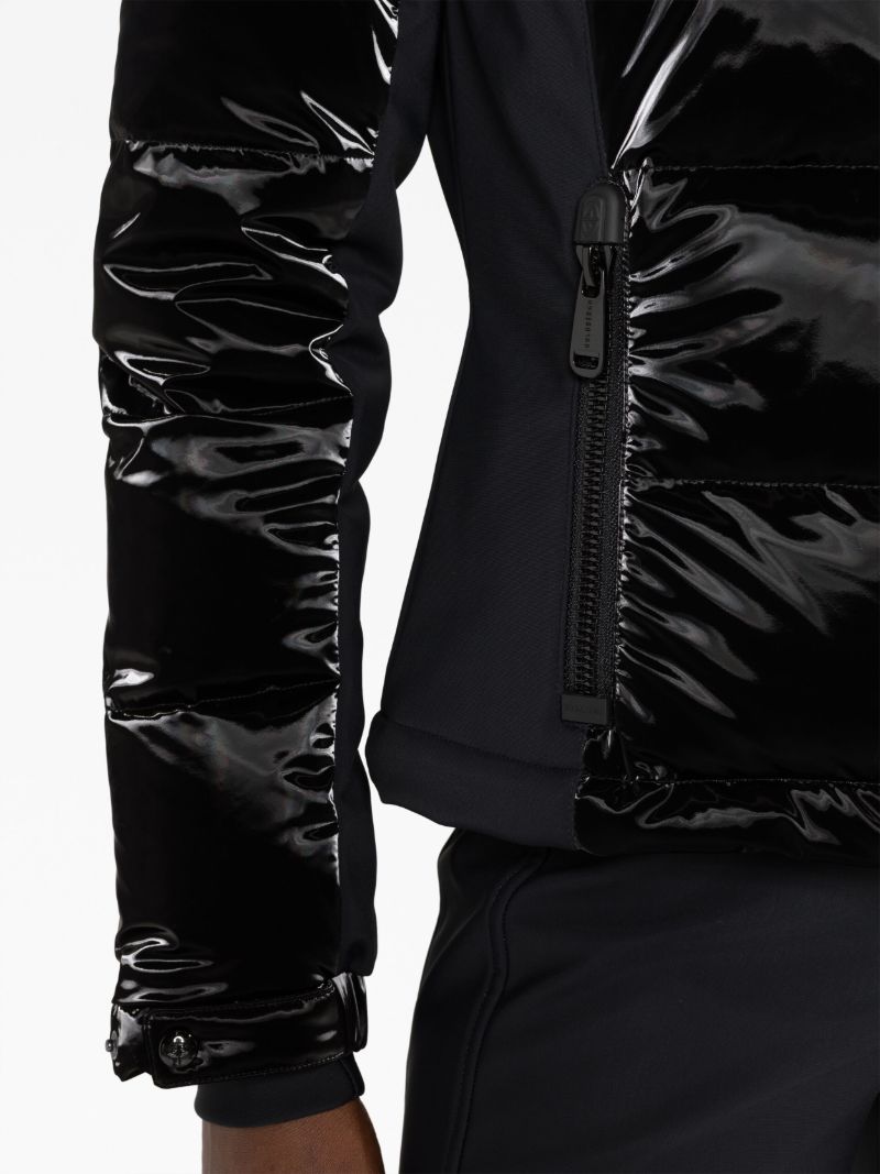 Black Shiver Quilted Ski Jacket