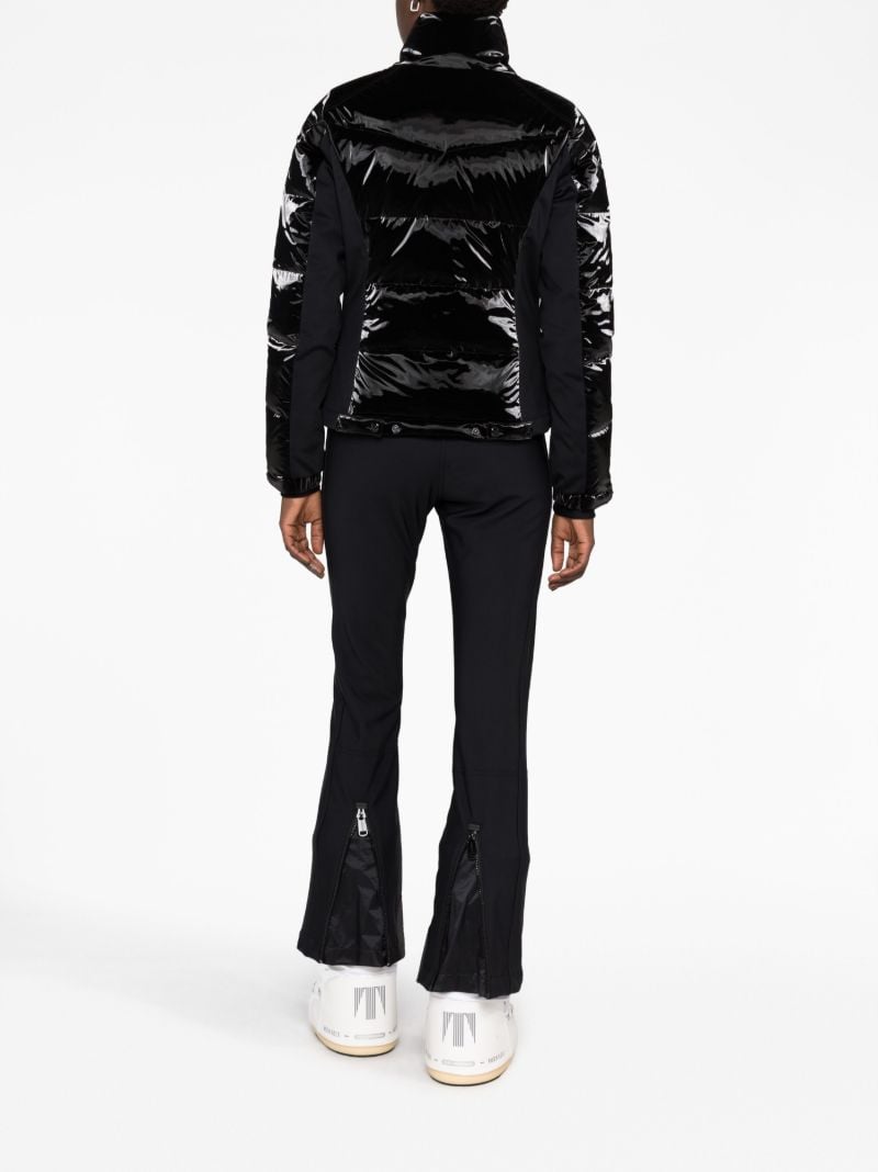 Black Shiver Quilted Ski Jacket