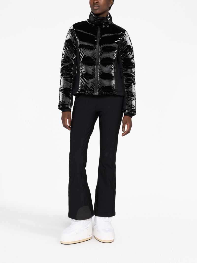 Black Shiver Quilted Ski Jacket