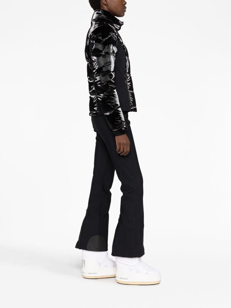 Black Shiver Quilted Ski Jacket