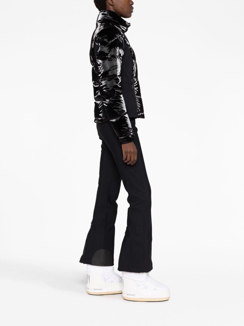 Black Shiver Quilted Ski Jacket