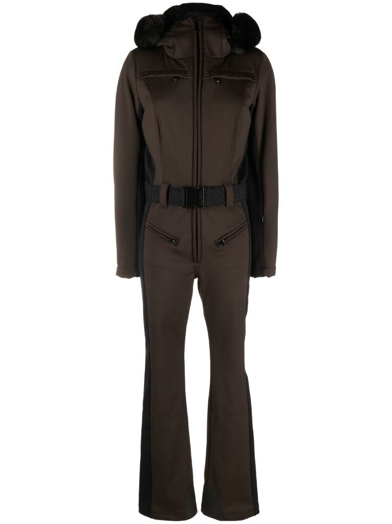 Brown Parry Softshell Ski Suit