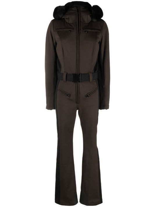 Brown Parry Softshell Ski Suit