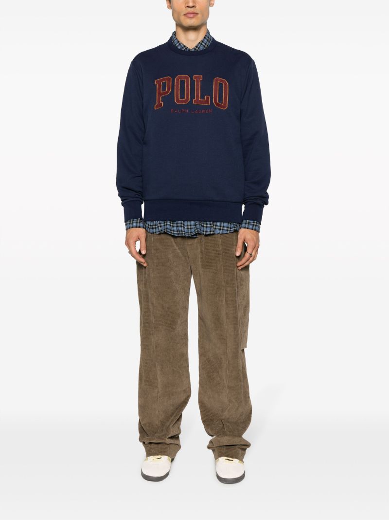 Blue Logo-appliquÃ_x0083_Â© Sweatshirt