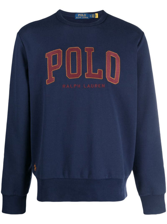 Blue Logo-appliquÃ_x0083_Â© Sweatshirt
