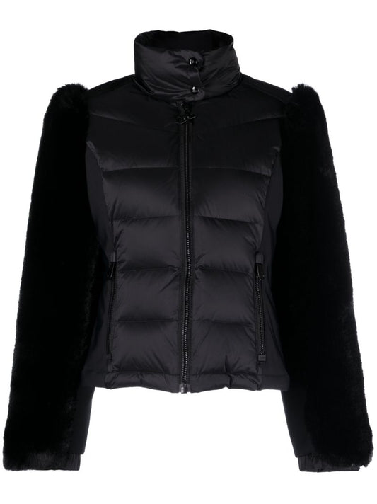 Black Fairytale Quilted Ski Jacket