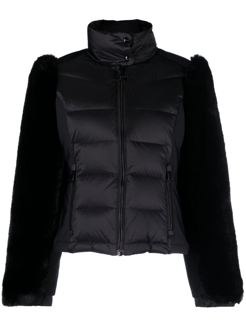 Black Fairytale Quilted Ski Jacket
