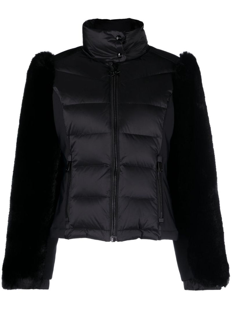 Black Fairytale Quilted Ski Jacket