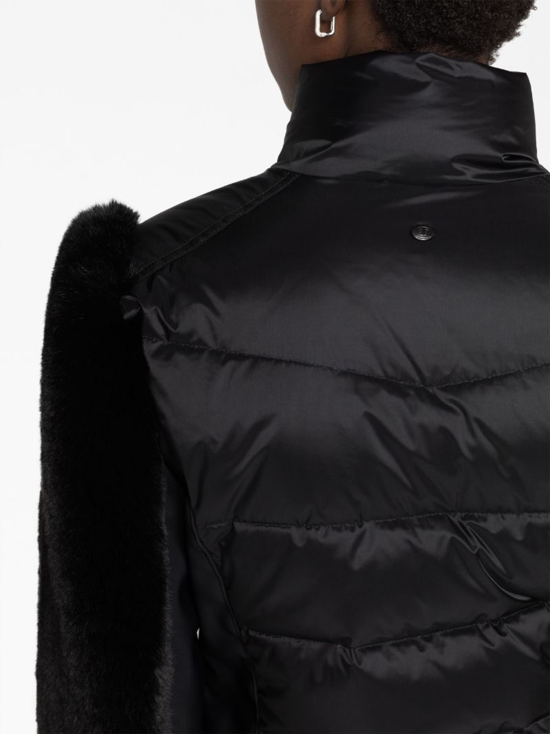 Black Fairytale Quilted Ski Jacket