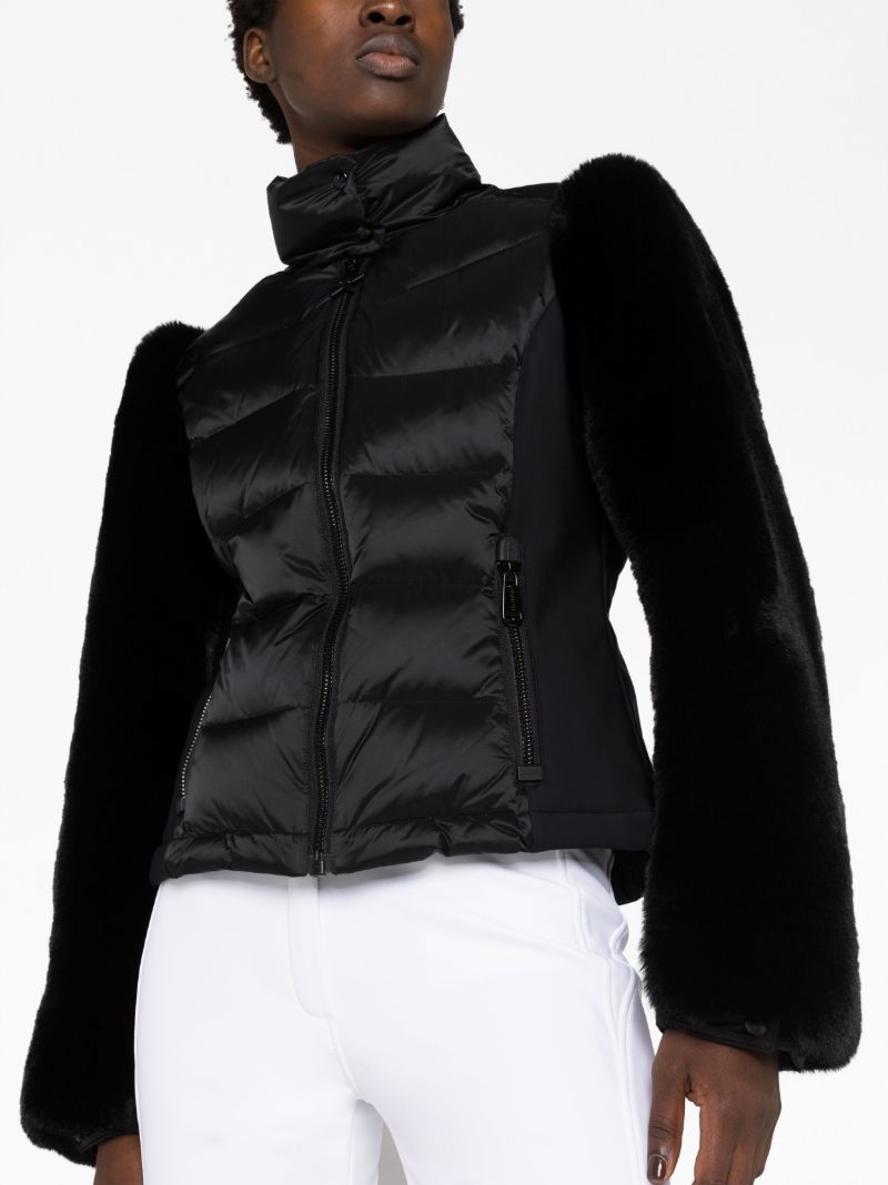 Black Fairytale Quilted Ski Jacket