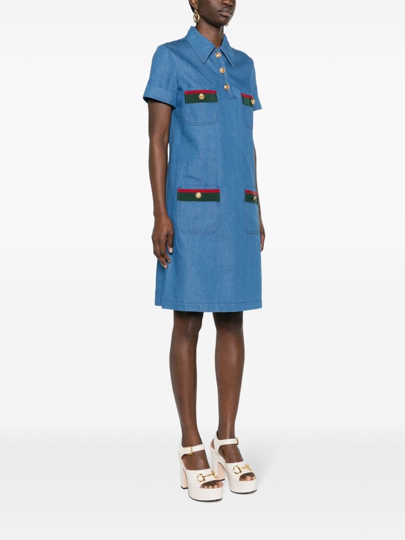 Blue Denim Mini Dress