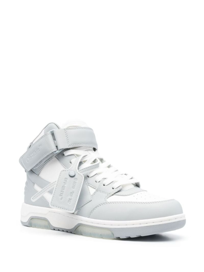 Grey Out of Office Leather Sneakers