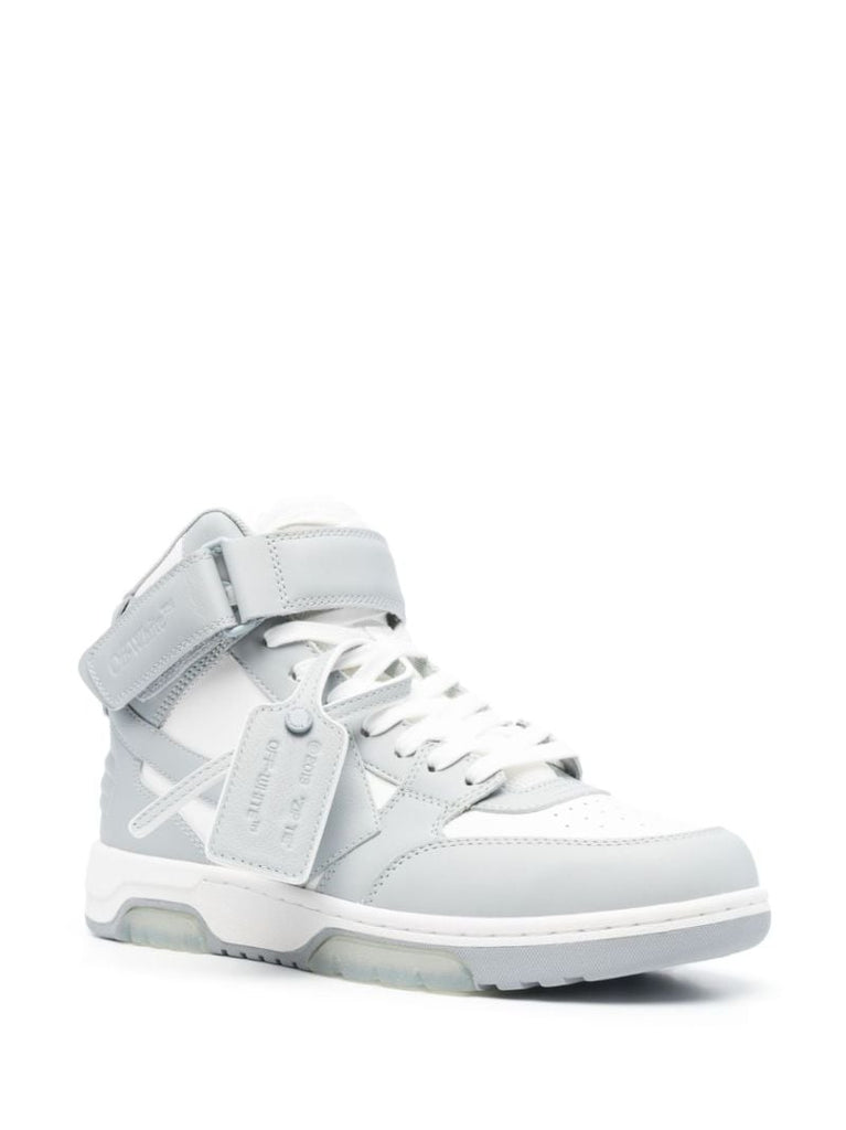 Grey Out of Office Leather Sneakers
