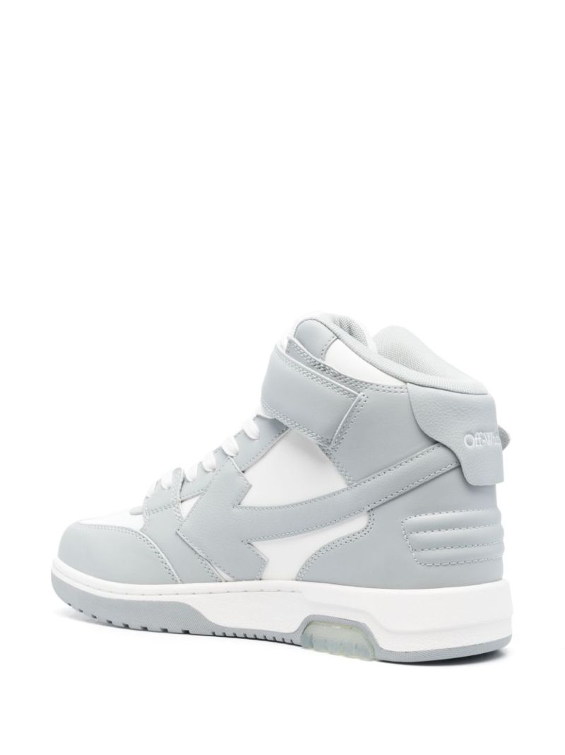 Grey Out of Office Leather Sneakers