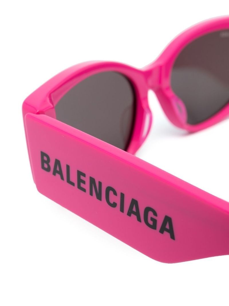 Pink Logo Cat-eye Sunglasses