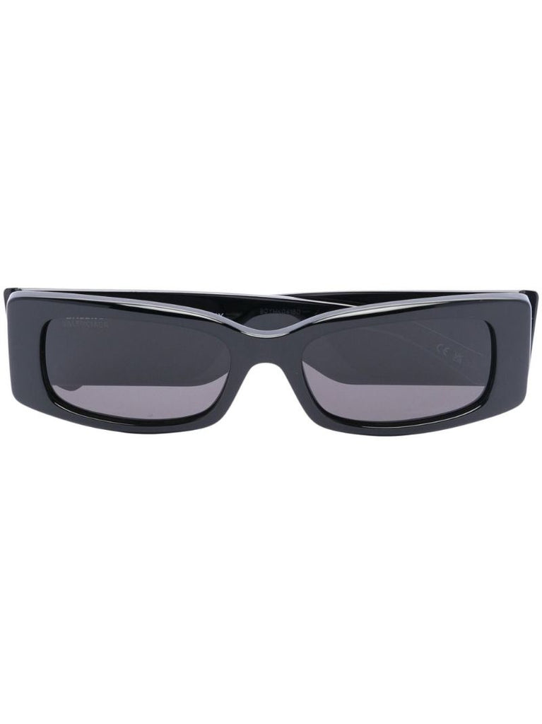 Black Max Square-frame Sunglasses