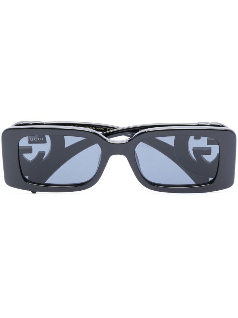 Black Rectangular Sunglasses