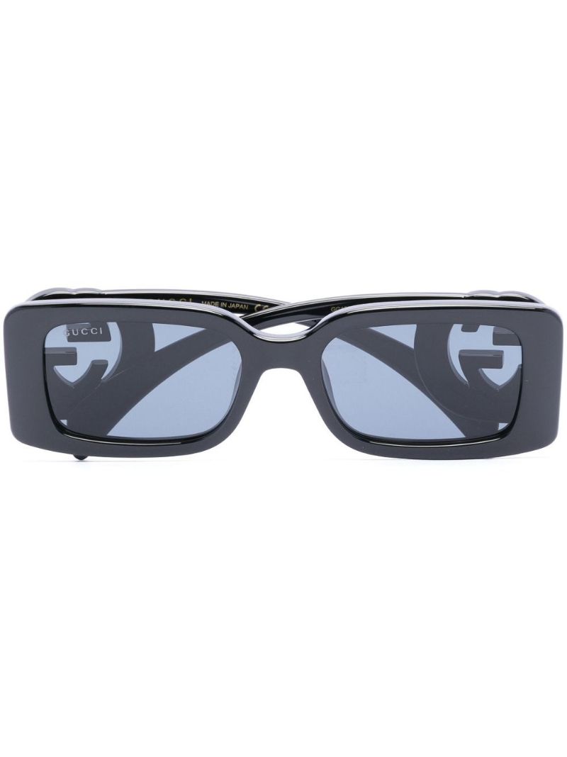 Black Rectangular Sunglasses