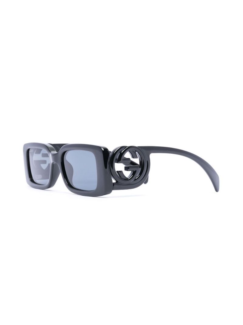 Black Rectangular Sunglasses