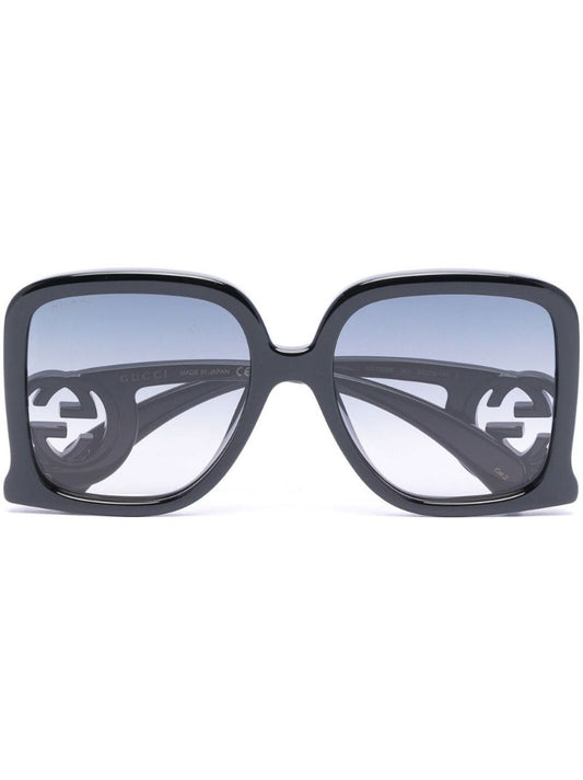 Black Oversized Square Sunglasses