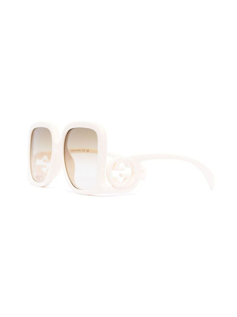 Neutral Oversized Square Sunglasses