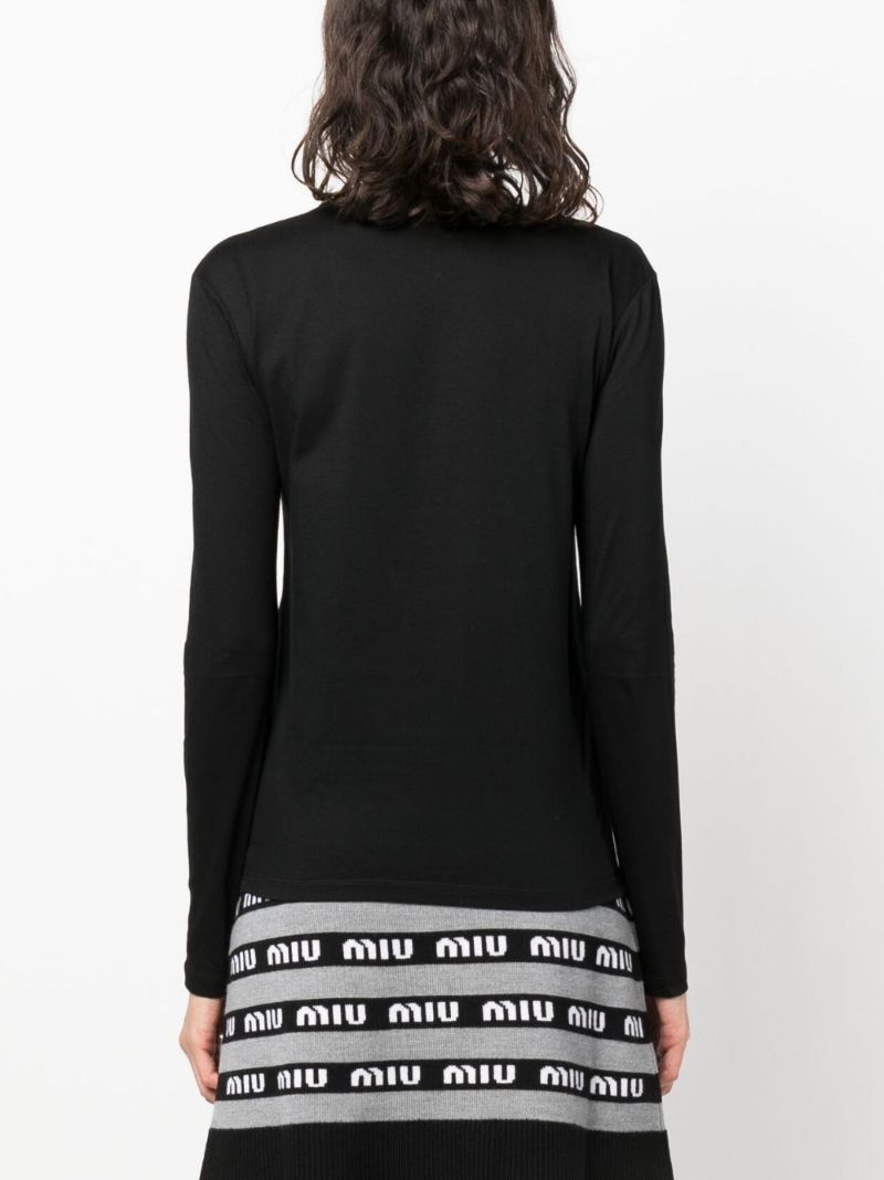 Black Logo-print Cotton T-shirt