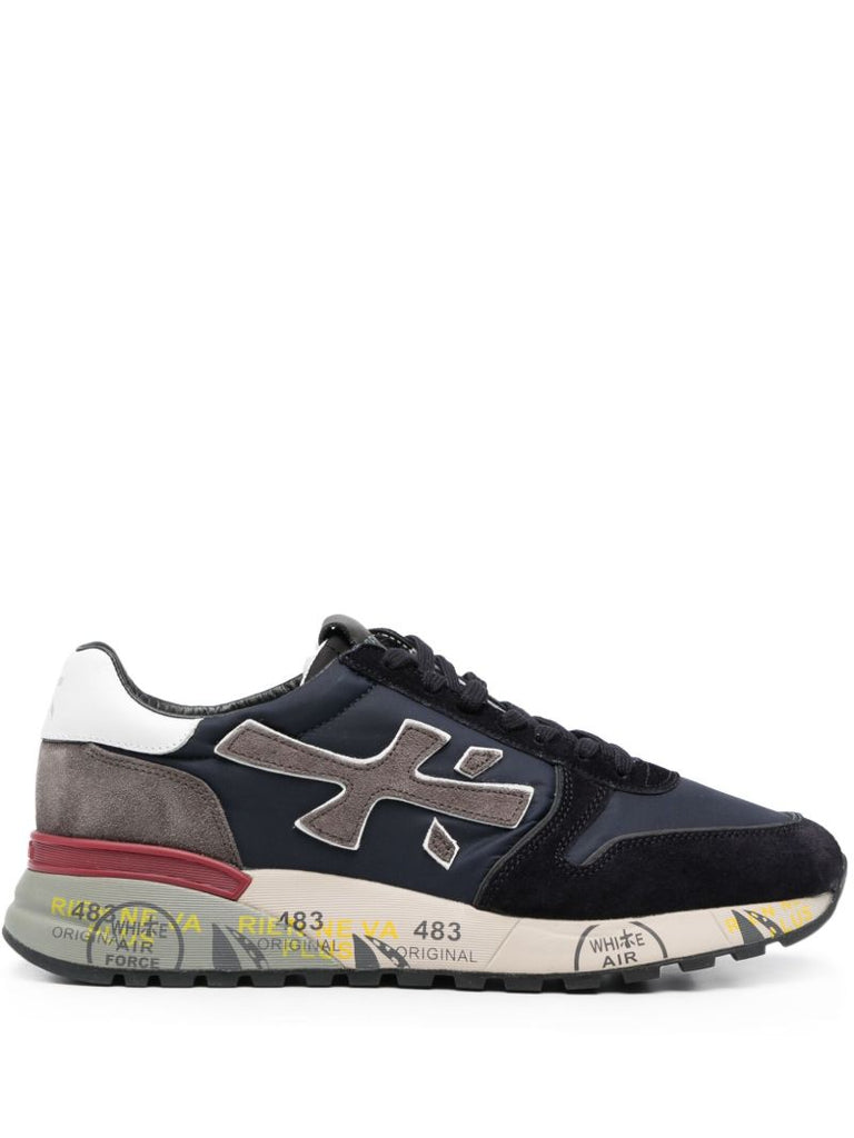 Blue Mick 6421 Suede Sneakers
