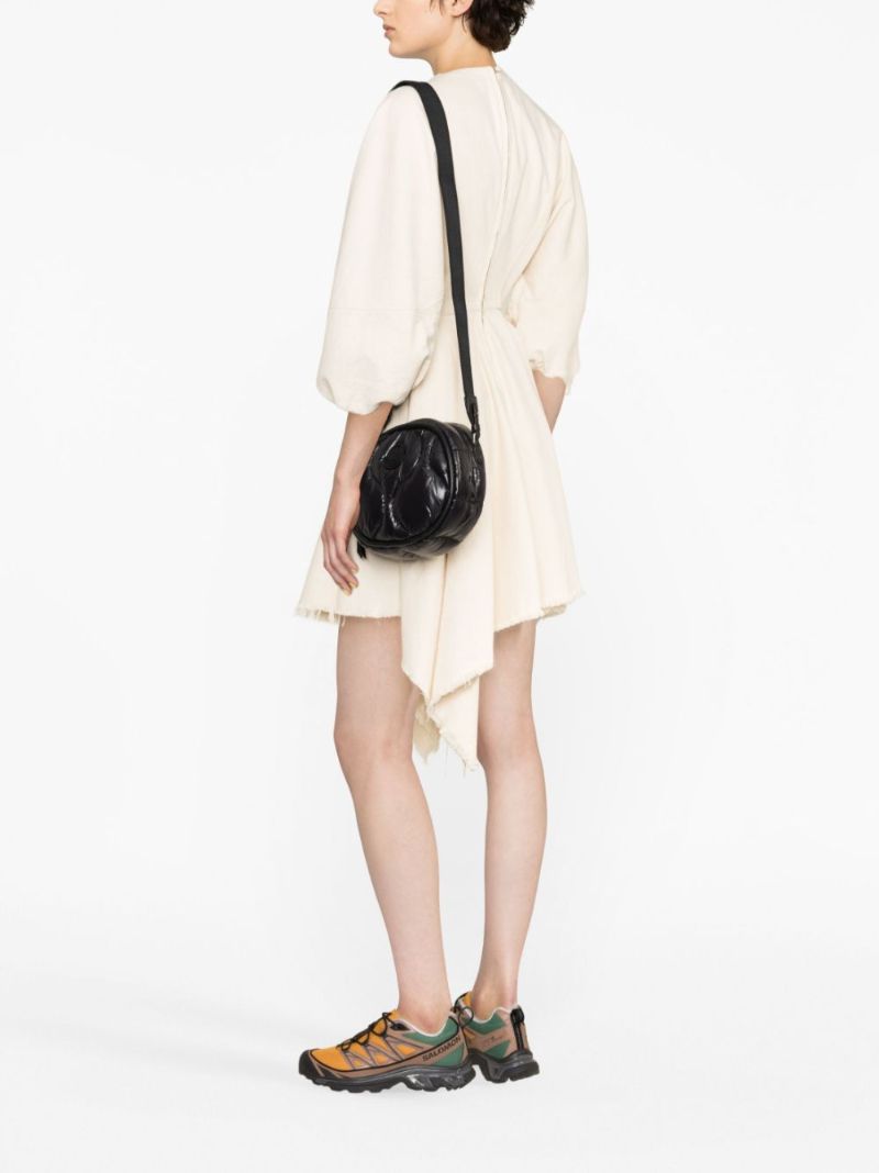 Black Delilah Quilted Shoulder Bag