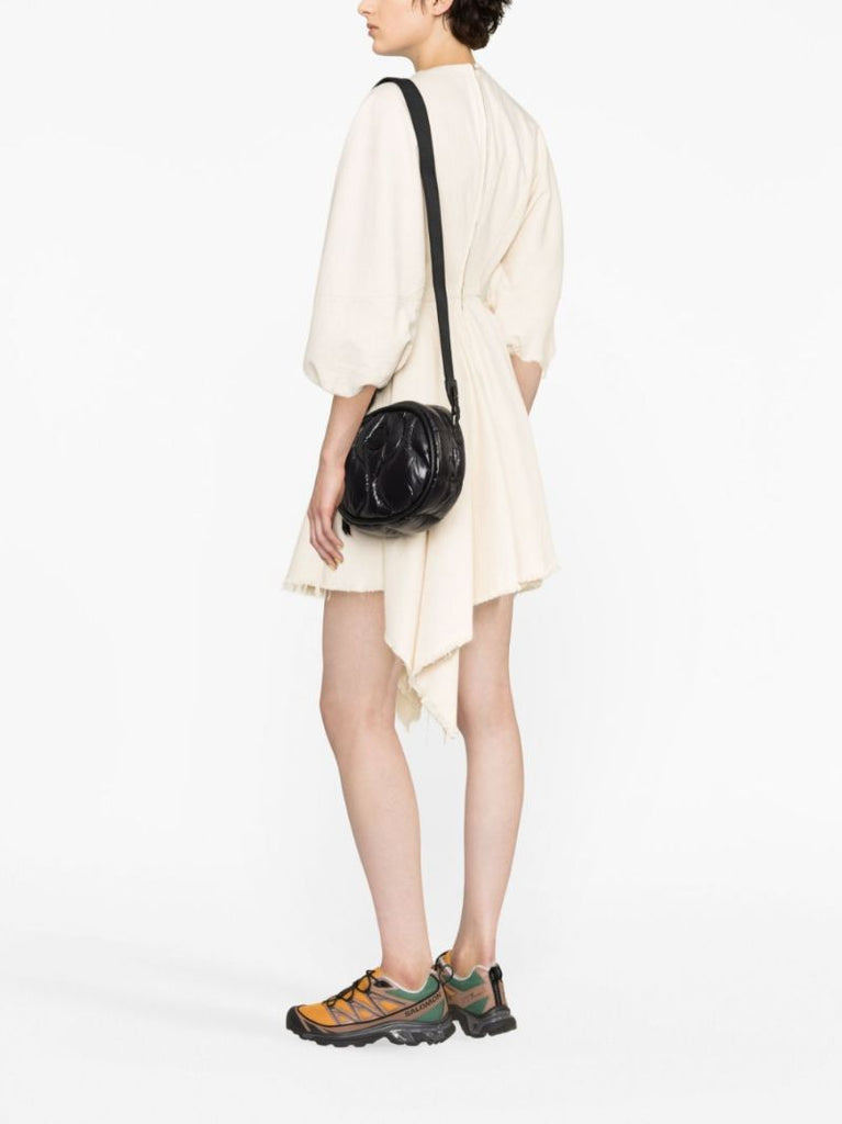 Black Delilah Quilted Shoulder Bag