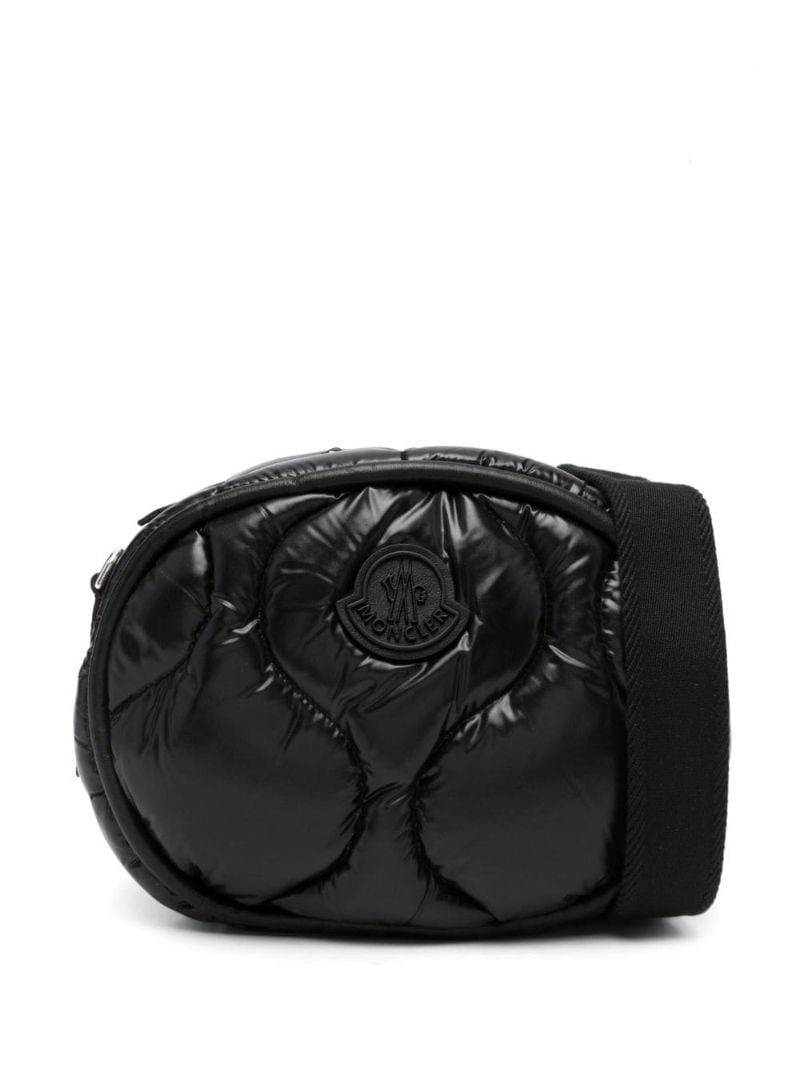 Black Delilah Quilted Shoulder Bag