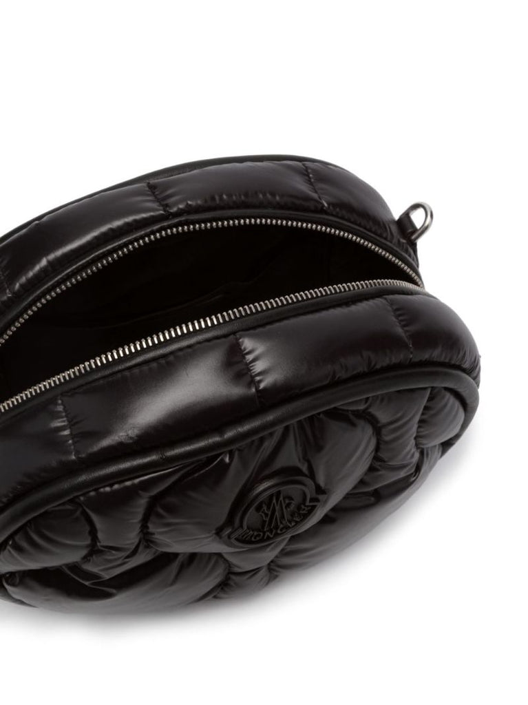 Black Delilah Quilted Shoulder Bag