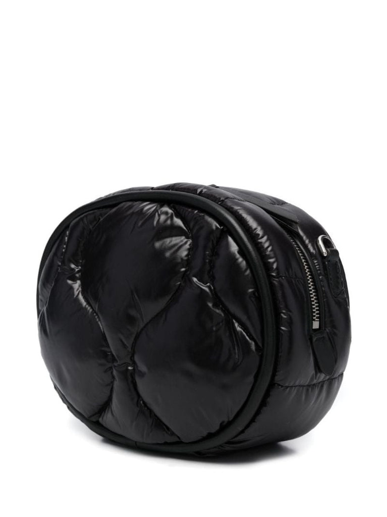Black Delilah Quilted Shoulder Bag