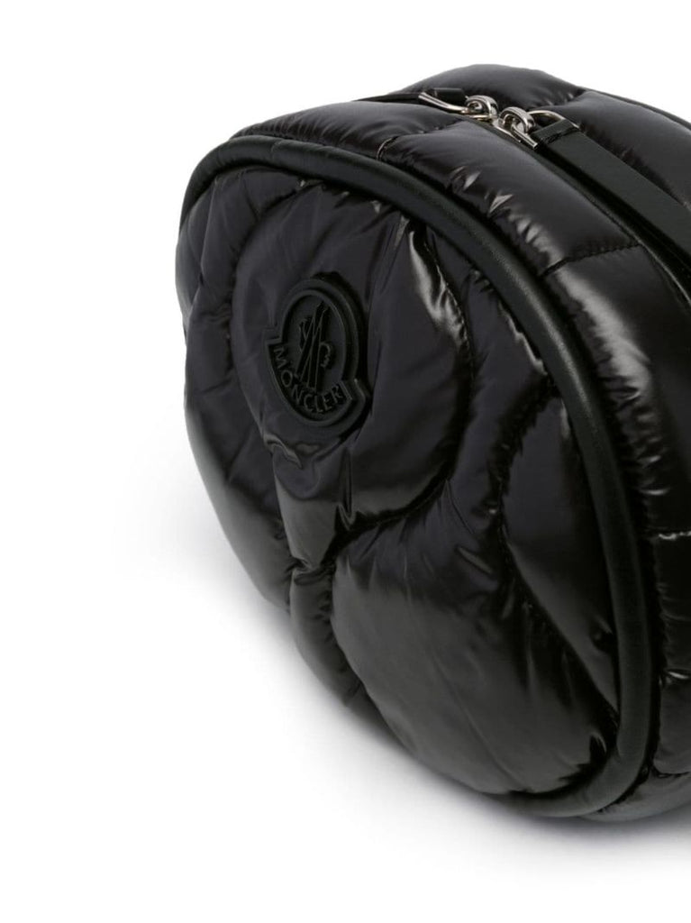 Black Delilah Quilted Shoulder Bag