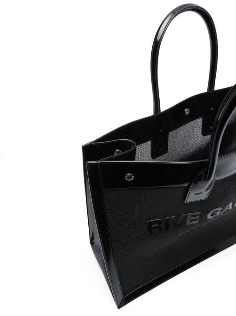 Black Rive Gauche Small Tote Bag