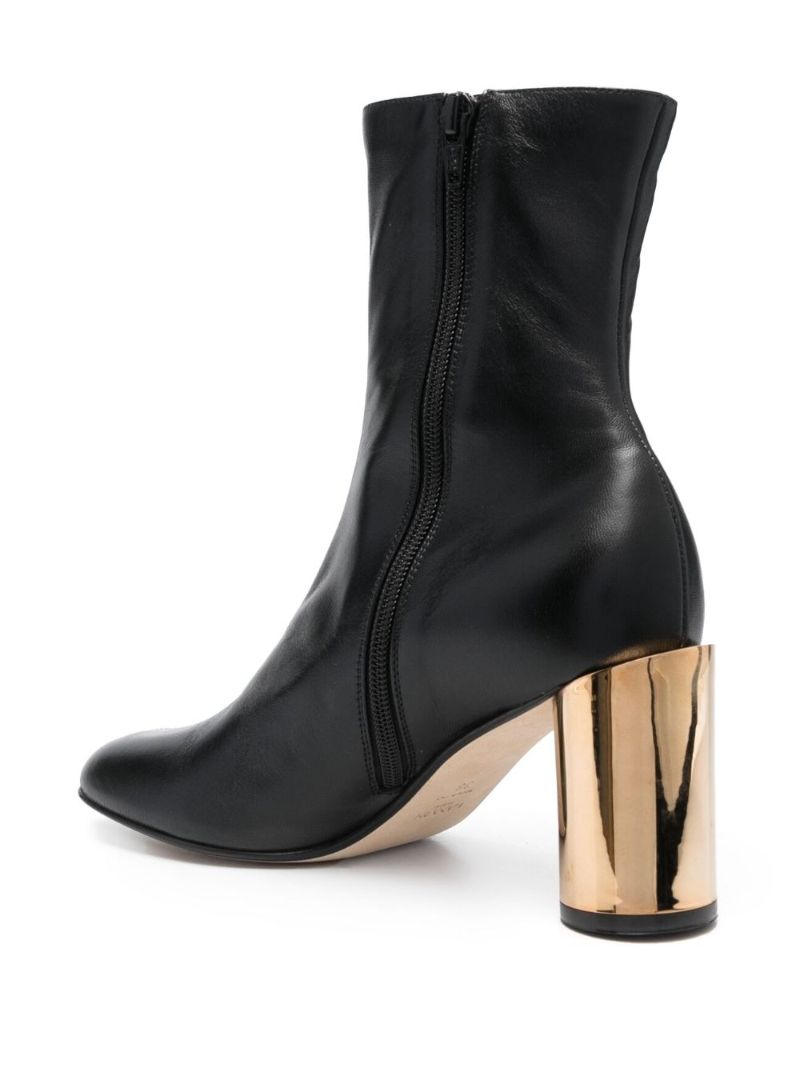 Black Sequence 75 Ankle Boots
