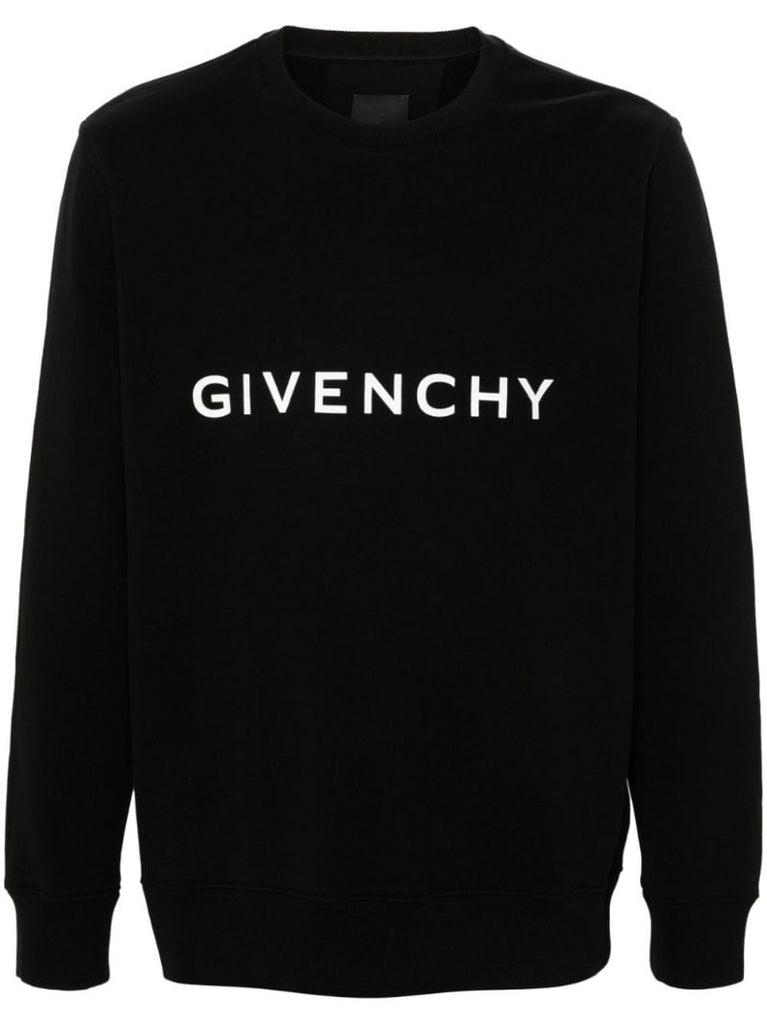 Black Logo-print Sweatshirt