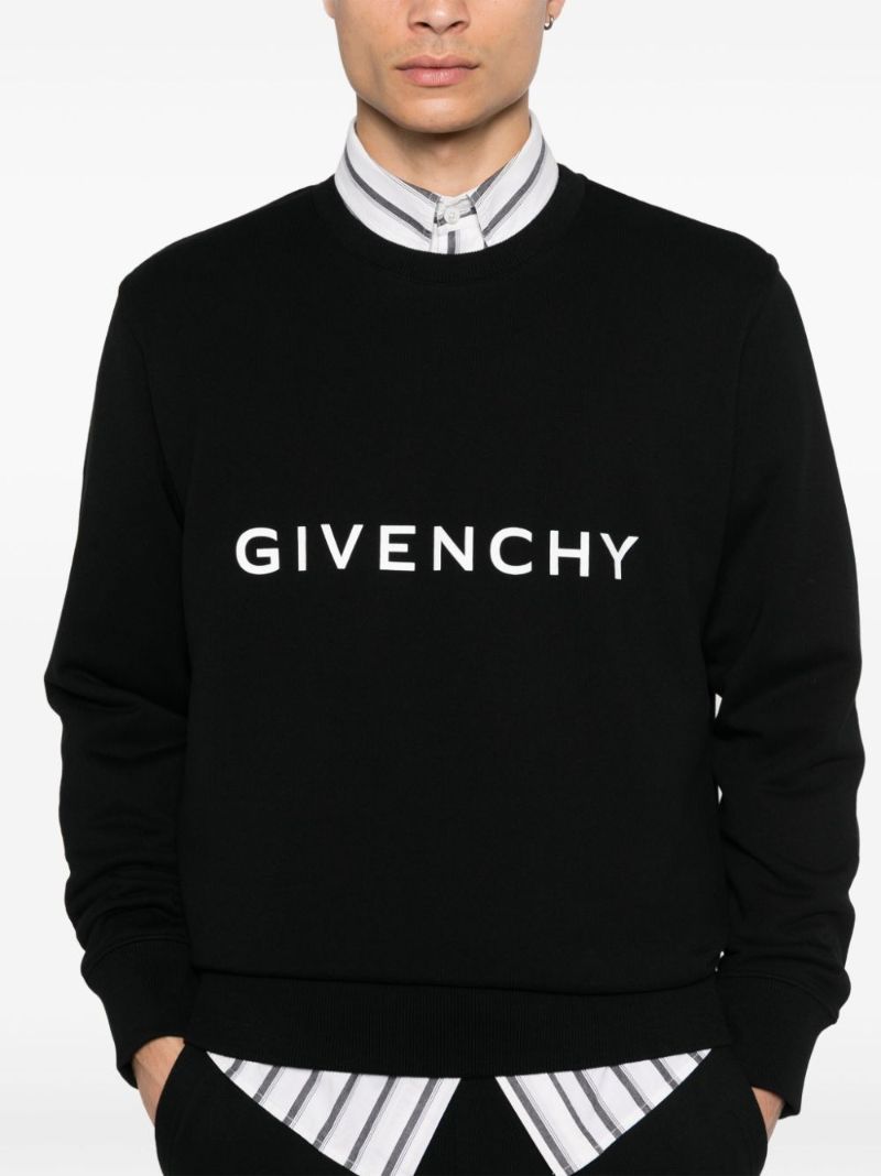 Black Logo-print Sweatshirt