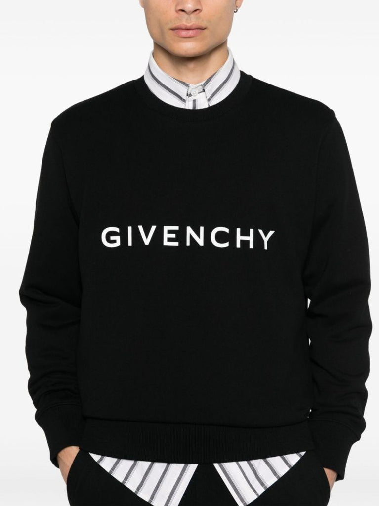 Black Logo-print Sweatshirt