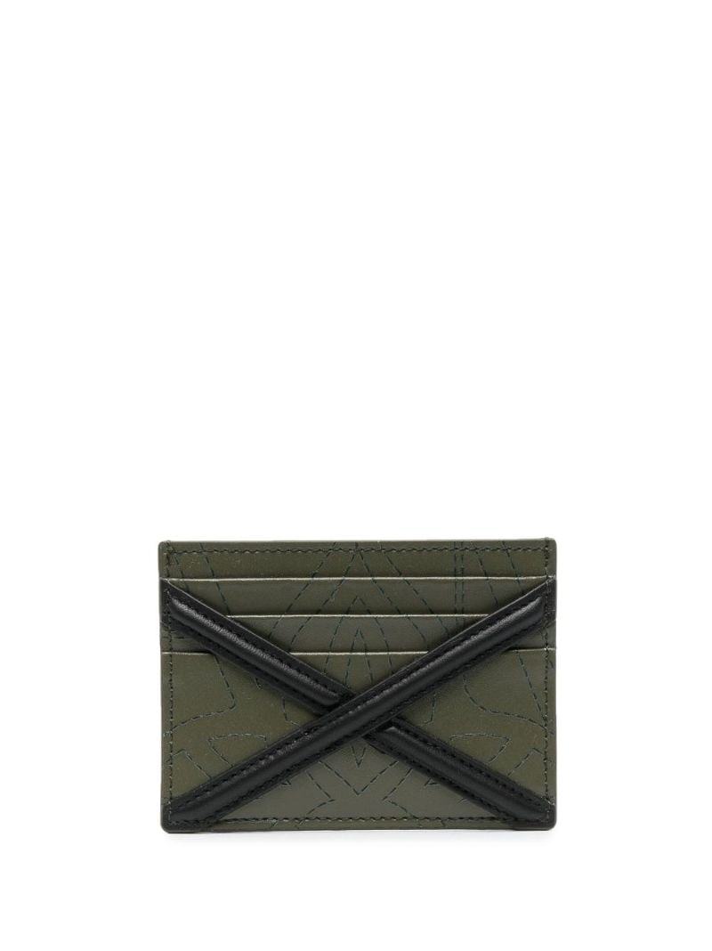 Green the Harness Leather Cardholder
