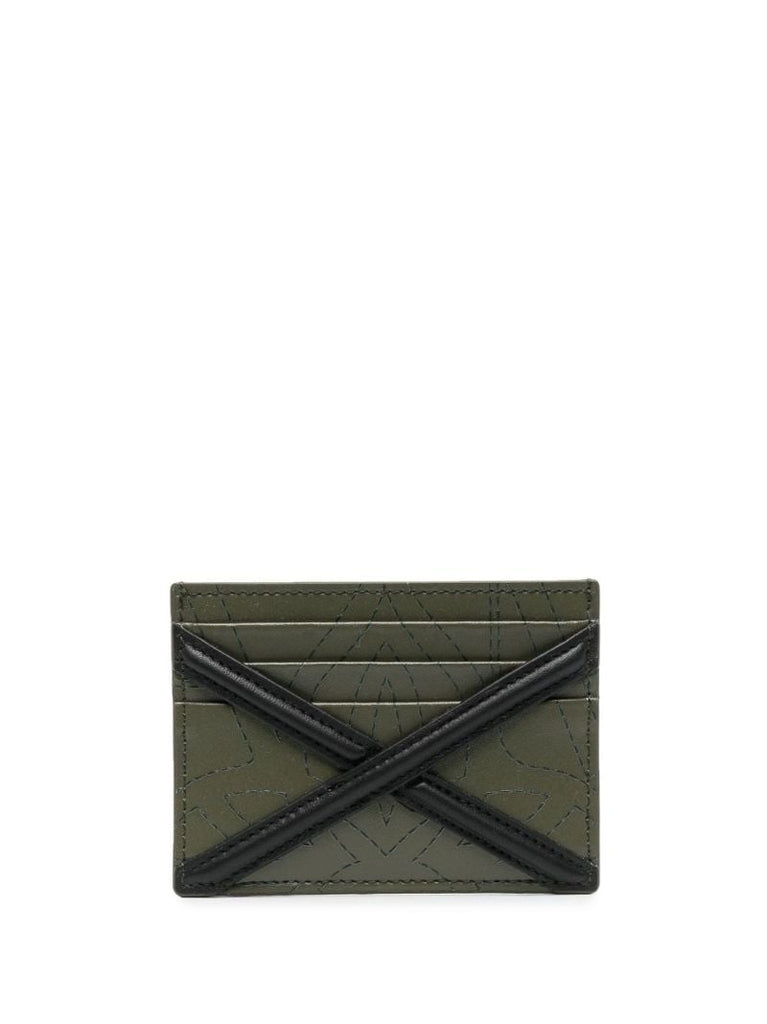 Green the Harness Leather Cardholder