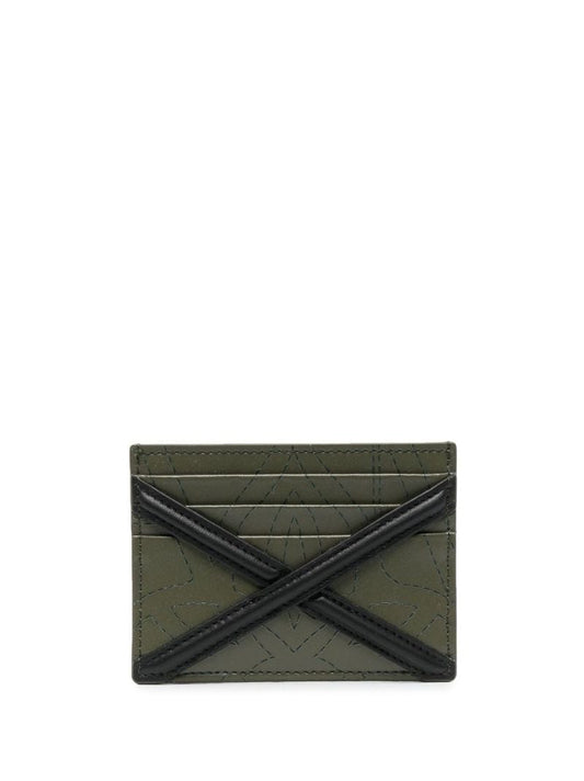 Green the Harness Leather Cardholder